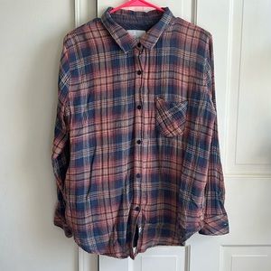 Rails Gold Thread Flannel